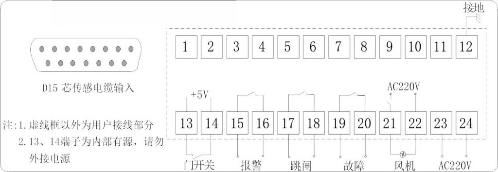 IB-S201D端子(zǐ)接線圖
