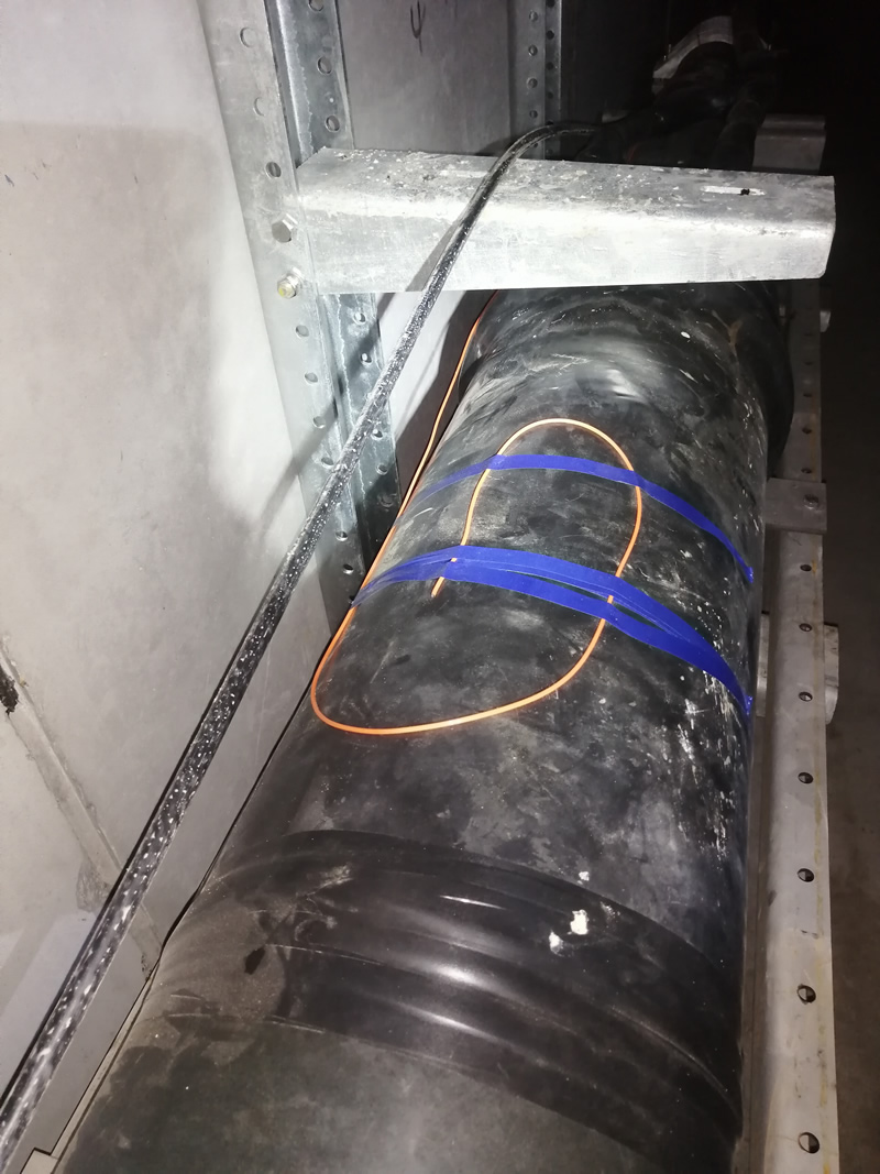 隧道電纜接頭熒光光纖測溫系統